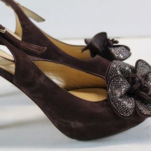 KATE SPADE SHOES - BROWN SUEDE - SIZE 9